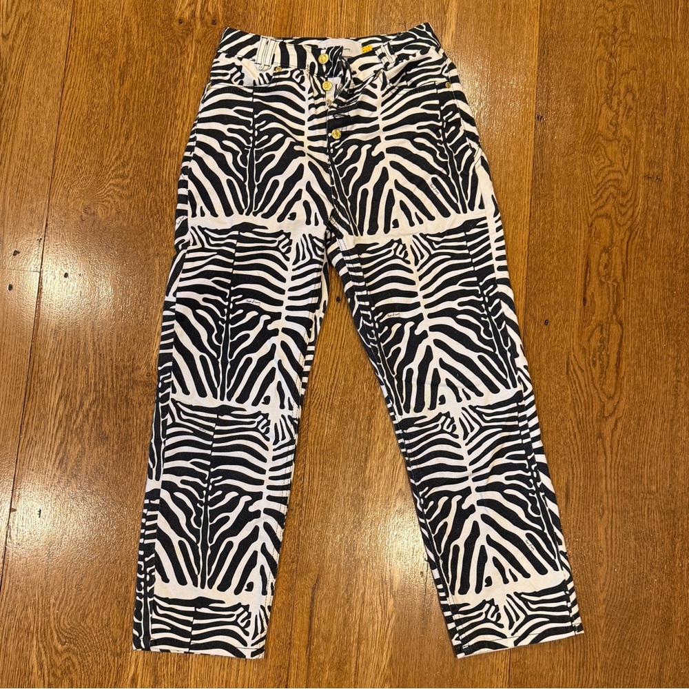 House of Sunny Reef Jesse Printed Jeans (Size US 2/25)
